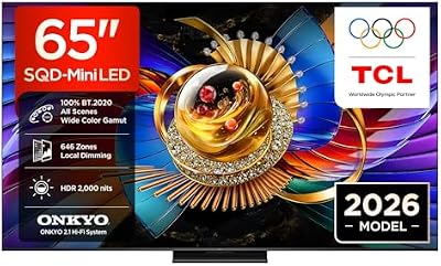 65Q7D Pro – Smart TV SQD‑Mini LED 4K HDR10+ da 65", 2.000nit