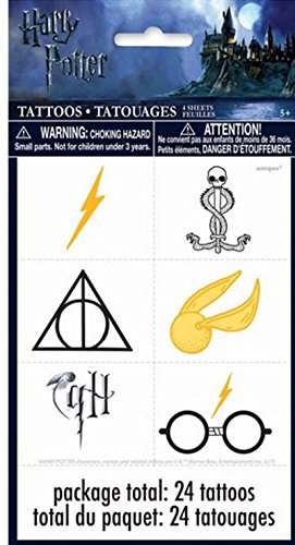 Harry Potter Party tattoos - 24 pc