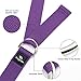 Fragraim Yoga Straps (6ft) – Durable Cotton Exercise Strap with Adjustable D-Ring Buckle for Stretching, Gym Workouts – Improve Flexibility, Balance and Physical Therapy (Purple)thumb 3