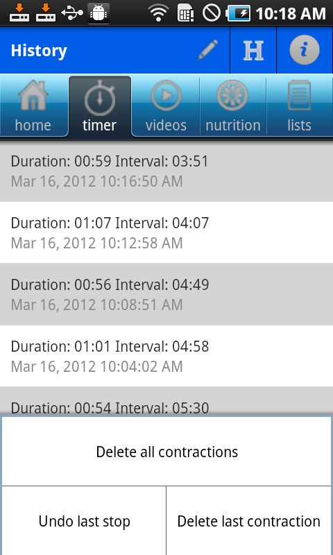 iBirth Pregnancy App (Contraction Timer & Labor Position Videos) - Thumbnail 4