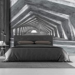 Wall Mural Black and White Industrial Buildings Removable Self-Adhesive Large Wallpaper - 66x96 inches