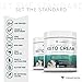 Keto Cream: Sugar Free Perfect Keto Coffee Creamer Powder with Vegan MCT Oil Powder, Stevia Sweetened Keto Creamer for Coffee | Low Calorie, Non Dairy Ketogenic Coffee Booster, French Vanilla, 30 SRV