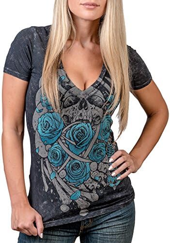 Wornstar Heartbreaking Bones V-Neck Tee