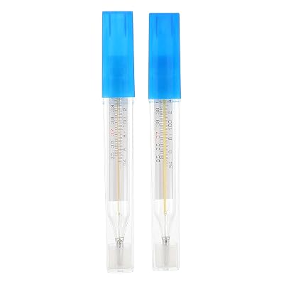 JOINPAYA 2Pc Glass Oral Temperature Adult: Free Clinic Armpit Fast Reading Fever Indicator