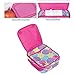 Reinforced Water Resistant School Backpack and Insulated Lunch Bag Set - Flower Petal Burst