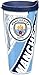 Tervis Premier League - Manchester City Insulated Tumbler with Wrap and Navy Lid, 24 oz, Clear