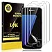 LK 3 Pack Screen Protector for Samsung Galaxy S7 Flexible film, Max Coverage, Bubble-Free, HD Transparent, Case Friendly