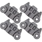 [UPGRADED] Ultra Durable W10195416 Lower Dishwasher Wheel with STEEL Screws Replacement Part by Blue Stars - Exact Fit for Whirlpool Kenmore Dishwasher- PACK OF 4