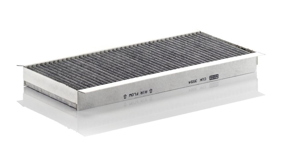 MANN-FILTER CUK 3554 Cabin Air Filter - Pollen Filter with Activated Carbon - for Cars + Transporters