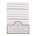 Burt's Bees Baby - Fitted Crib Sheet, Batik Stripes, 100% Organic Cotton Crib Sheet for Standard Crib and Toddler Mattresses (Blossom)