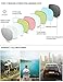 LUDEM Mens Military Aviator Sunglasses Polarized Square 55mm Pilot Bayonet Temples (Silver & Grey, 55)