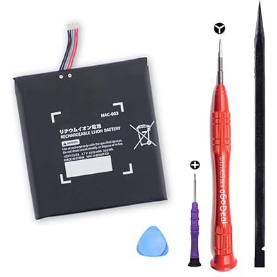 Buy Ogodeal Hac 003 Battery Replacement Compatible For Nintendo Switch 17 Game Console Hac 001 Internal Upgrade 4310mah Battery With Diy Repair Tool Kit Online In Kazakhstan B07vjxmzkf