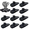 HengLiSam Tarp Clips, Heavy Duty Lock Grip met Bungee-koord, klemmen weerstaan 60mph sterke wind geschikt voor luifels…
