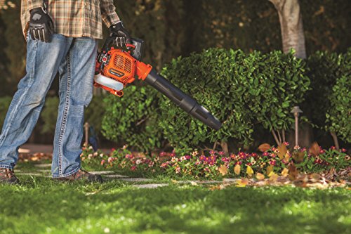 Remington RM125 Brave 25cc 2-Cycle Engine Gas Powered Leaf Blower - Handheld Gasoline Blower for Lawn Care, Orange - Image 4