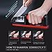 Kitchen Knife Sharpener,Unique 3-Stage Knife Sharpening Tool Helps Repair, Restore and Polish Blades