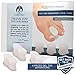 Dr. Frederick's Original Gel Toe Separators / Spacers - 6 ct - Temporary Bunion Corrector - Orthotic for Bunions & Overlapping Toe Pain - Ideal for Running, Yoga, and All-Day Foot Comfort - Large