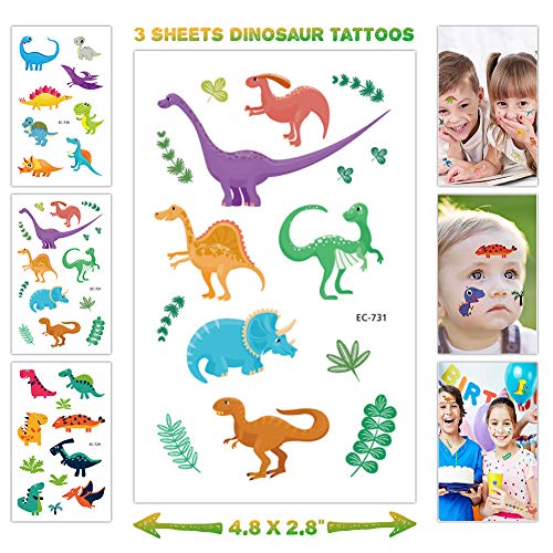 Happy Life 63 Stück Dinosaurier Geburtstag Deko Set für Kinder, Alles Gute Zum Geburtstag Girlande, Dino Luftballons… – Bild 6