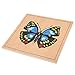 LEADER JOY Elite Montessori Nature Materials Butterfly Puzzle for Early Preschool Learning Toy