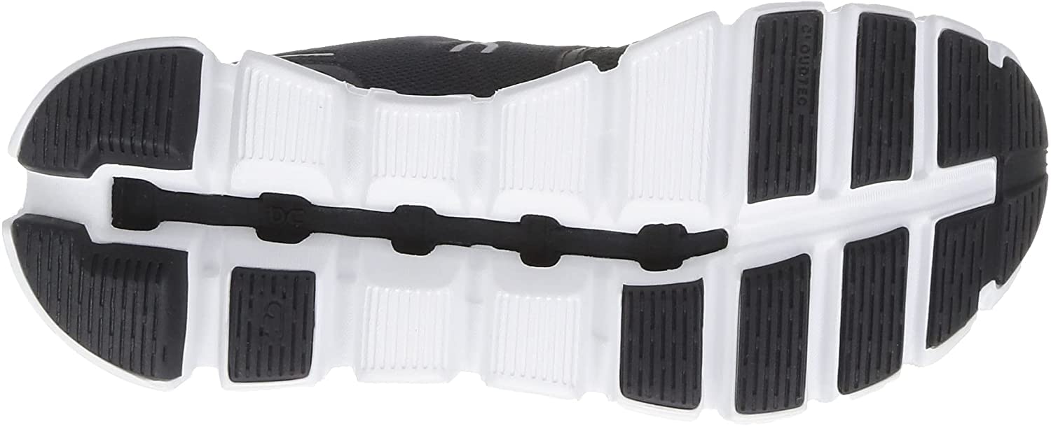 On Men's Cloud 5 Sneakers, Black/White, 10.5