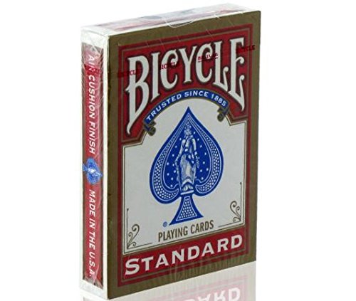 Bicycle rider bak standard - Case of 12 Decks (12 Reds)
