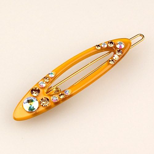 Tonique Ginger Ivory - Cubitas Morisot Collection (Hand-set Swarovski Crystals, Hair Pin)