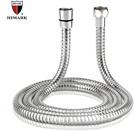 HIMARK shower Hose 59 inches (4.9 Ft, 1.5 Meters) Extra long Stainless Steel Flexible Handheld Shower Head Hose Bathroom Toilet Handheld Showerhead Sprayer Extension Replacement Part