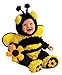 Rubie's Costume Noah's Ark Buzzy Bee Romper Costume, Yellow, 6-12 Months