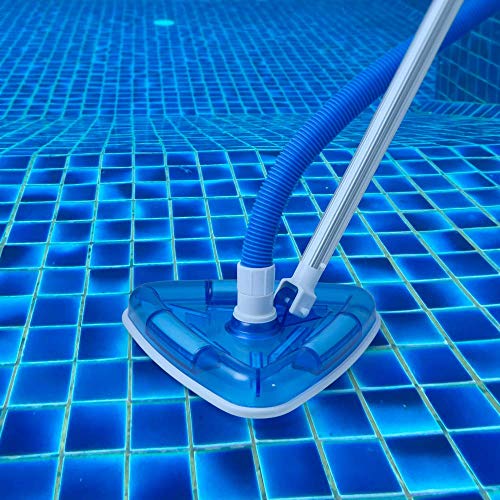 Aquatix Pro Triangular Pool Vacuum Head 11” Transparent Vac Cleaner, 3