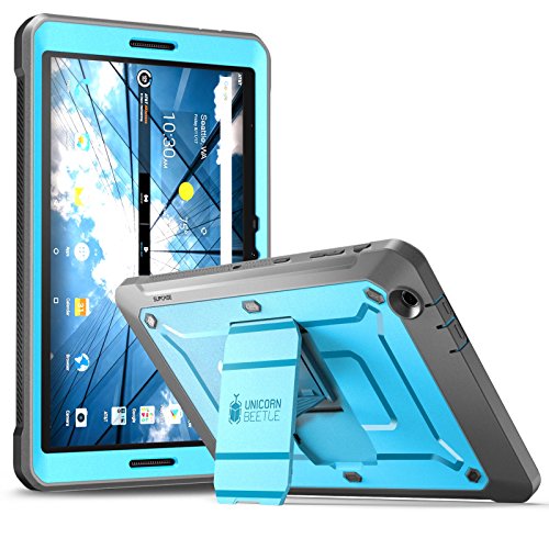 AT&T Primetime Tablet Case, SUPCASE [Heavy Duty] [Unicorn Beetle PRO Series] Full-Body Rugged Protective Case with Built-in Screen Protector for AT&T/ZTE K92 Primetime 2017 (Blue)