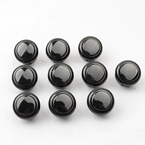Jiu Man 10x 24mm Push Button Replace For Sanwa OBSF-24 Arcade DIY Parts Games Mame Jamme