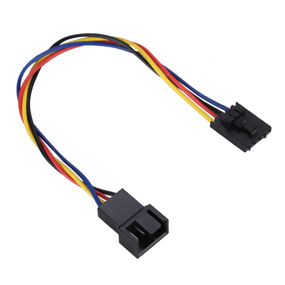 ASHATA 5 Pin to 4 Pin Dedicated Fan Adapter Conversion Cable, 5Pcs 5Pin to 4Pin Adapter Cable Interface Connector Converter Dedicated Fan Cable For