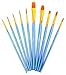 Paint Acrylic Paint Set & BONUS Paint Brushes Set for Artists - Gift for Artists - Paint for Canvas, Wood, Glass, Ceramic, Fabric, Crafts, Nails, Rocks, Models. Heavy Body Acrylic Paint Kit (12 Piece)