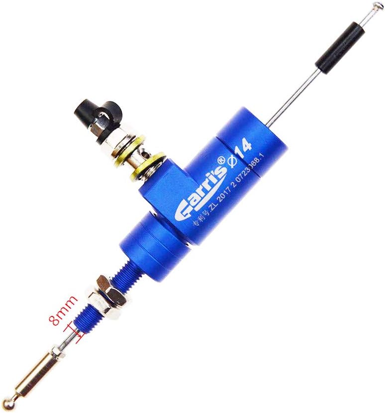 WOOSTAR M8 x 1.25mm Motorcycle Hydraulic Clutch Master Cylinder Brake Pump Replacement for YZ125 YZ250 YZ250F YZ450F WR250F WR450F CRF230F Shadow ACE 750 Deluxe Pit Bike ATV 4 Wheeler Scooter Blue - Image 3