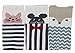 Unisex Baby Knee High Socks Stockings Cartoon Animal Non Slip Tube Long Socks For 1-3 Years Toddler Boys Girls 3 Pairs Pack