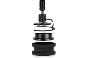 IKAPE 54MM WDT Tool, Espresso Stirrer Distribution Tool, Adjustable Needle Height, Coffee Stirrer with Dosing Funnel & Stand