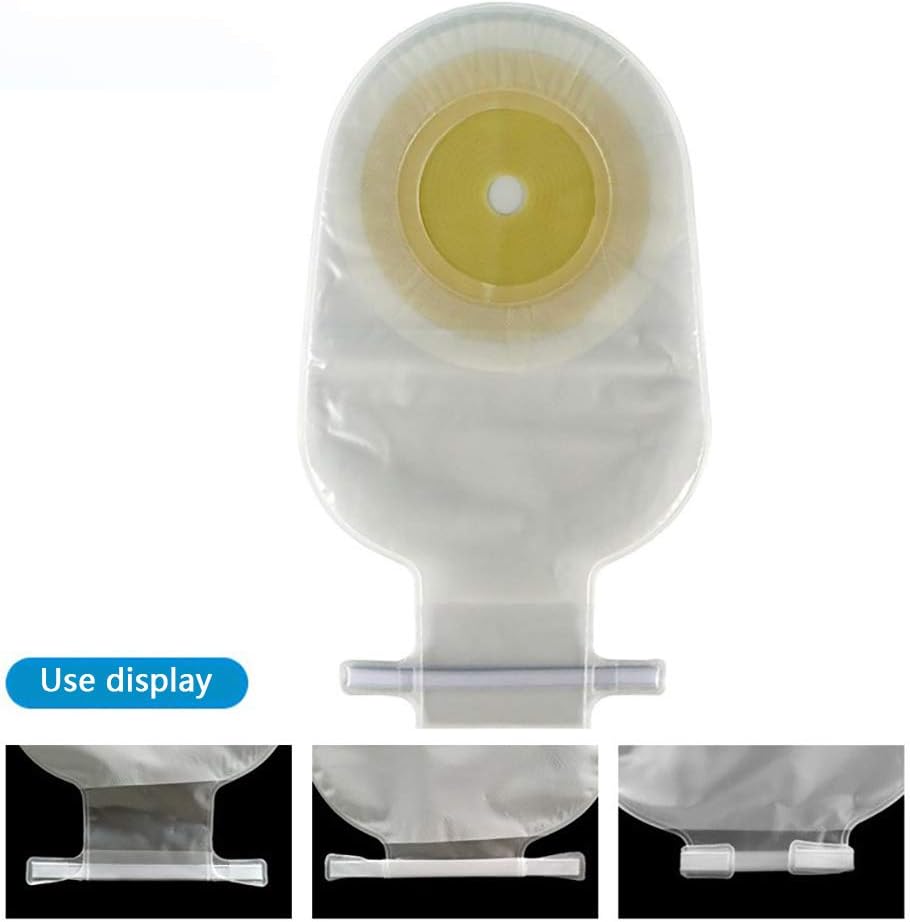Eyourlife 20 Pack Ostomy Colostomy Bags, Premium Medicals Drainable Pouch Colostomy Bag One Piece System, Cut to Fit 20-65MM: Health & Personal Care