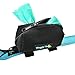Waggin' Tails Dog Poop Bag Dispenser - Attaches Snuggly to Any Leash - No Dangle Waste Bag Holder - Black