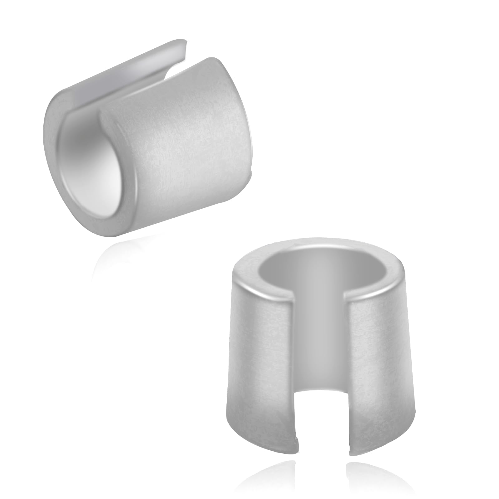 Photo 1 of 2pcs Car Battery Post Terminal Shims, Automotive Lead Terminal Converter Shim Caps, Adaptor Pure Anode Cathode Sleeves, Adapter Spacer for Positive & Negative Connection Part Accessories