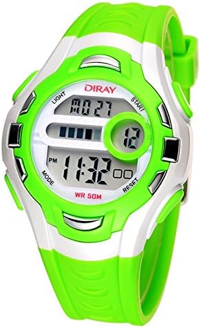 Dreamy Dreams Green Kids Boys Digital 50M Water Resident Watches