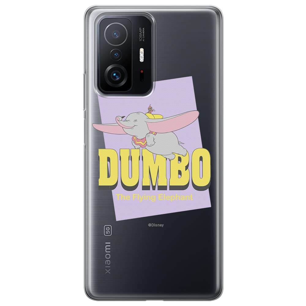 ERT GROUP mobile phone case for Xiaomi 11T 5G / 11T PRO 5G original and officially Licensed Disney pattern Dumbo 005 optimally adapted to the shape of the mobile phone, partially transparent