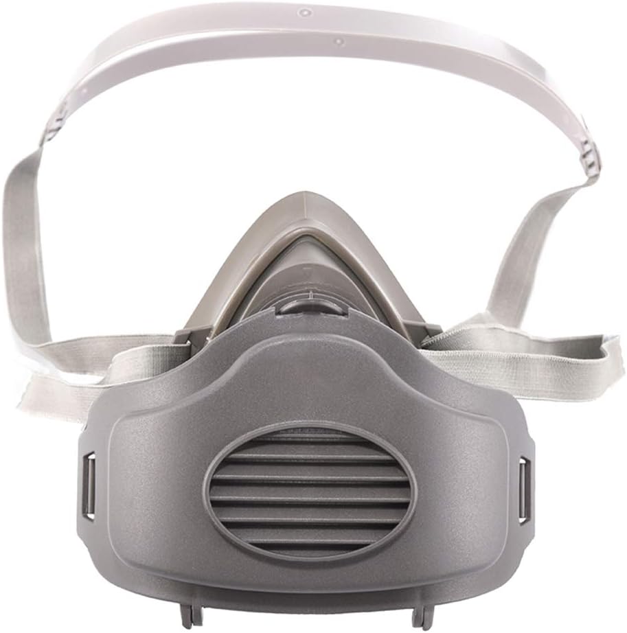 Vivianer 1Pc Dust Masks Reusable Respirators Dust Mask Half Face Mask Safety Protective Dustproof Anti Haze Mask with 10pcs Filters