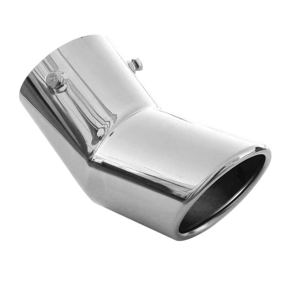 Exhaust Tip Trim Car End Pipe Tail Sport Muffler Stainless Steel Ã˜ 70mm Chrome Universal