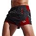 Funycell Men's Shorts Swim Trunks with Zipper Pockets Black US S