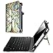 Fintie Keyboard Case for Samsung Galaxy Tab E 8.0, Slim Fit Folio PU Leather Case with Detachable Magnetical Bluetooth Keyboard for Galaxy Tab E 32GB SM-T378/Tab E 8.0 SM-T375/T377, Love Tree
