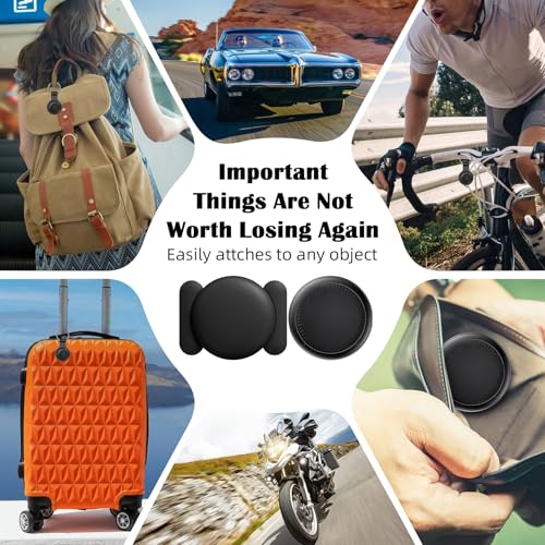 Car GPS Tracker, Bluetooth Locator Compatible for Android without ABO, Global Coverage Real Time Magnetic Track GPS, Hidden Android Air Tracker for Car and Motorcycle