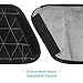 JJ Cole - Reversible Strap Covers, Seat Belt Cushion to Support Infants and Toddlers in the Car Seat or Stroller, Black Tri Stitch, Birth and Up