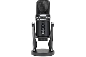 Samson Technologies Samson G-Track Pro Professional USB Condenser Microphone with Audio Interface, Black (SAGM1UPRO)