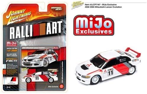 Johnny Lightning 2004 Mitsubishi Lancer Evolution EVO MIJO 1/64 Scale JLCP7167