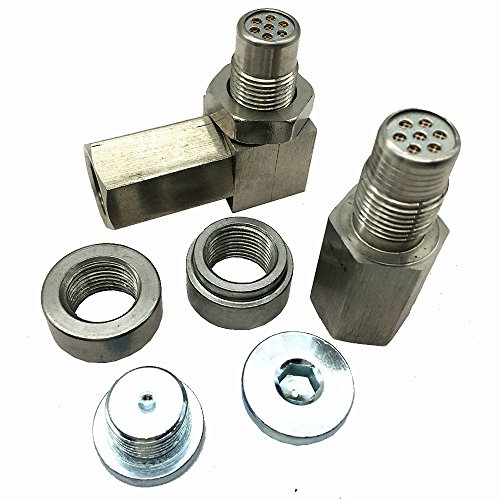 LEDAUT O2 Sensor Check Engine Light Bung (180 Degree + 90 Degree With Bung)