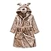 JIANLANPTT Kids Little Boys Girls Hooded Pajamas Cartoon Animal Bath Robes